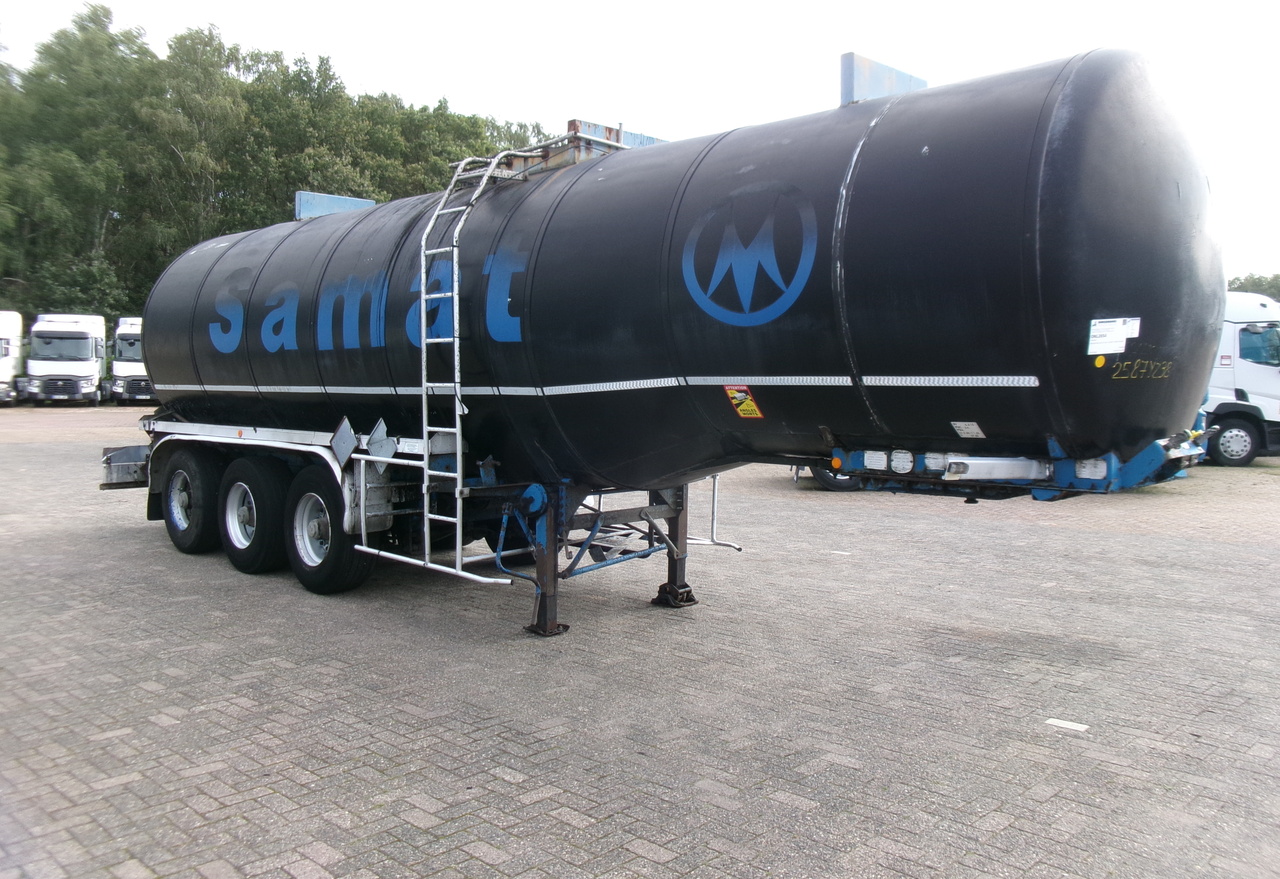 Tank semi-trailer for transportation of bitumen Fruehauf Bitumen tank inox 31 m3 / 1 comp + mixer & engine: picture 2