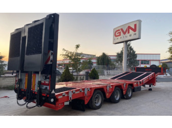 GVN Trailer 3 Axle Hydraulic Platform Lowbed - Low loader semi-trailer: picture 1