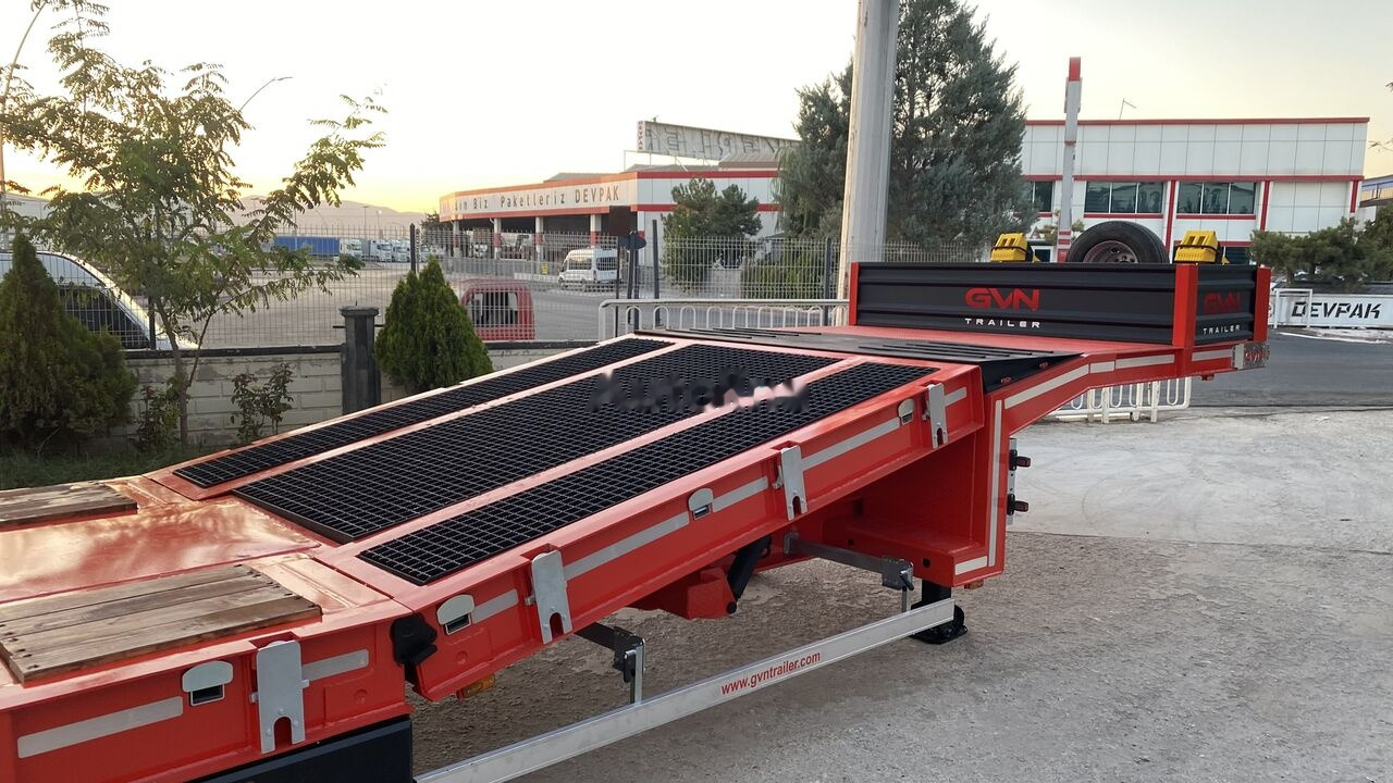 GVN Trailer 3 Axle Hydraulic Platform Lowbed - Low loader semi-trailer: picture 4