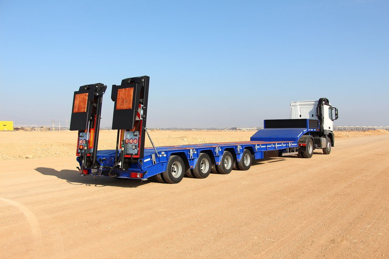 GVN Trailer 4 AXLE LOWBED - Low loader semi-trailer: picture 1