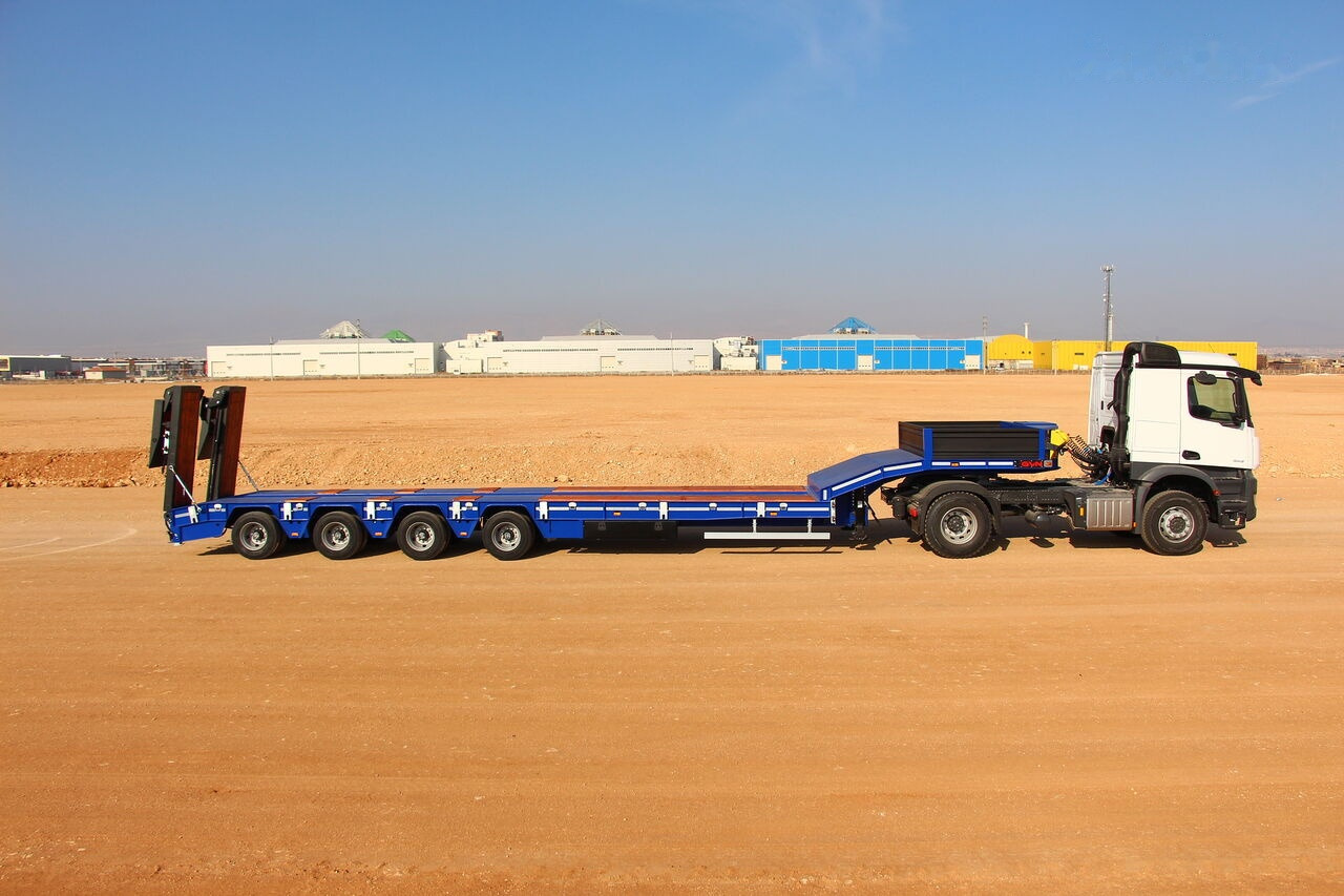 GVN Trailer 4 AXLE LOWBED - Low loader semi-trailer: picture 4