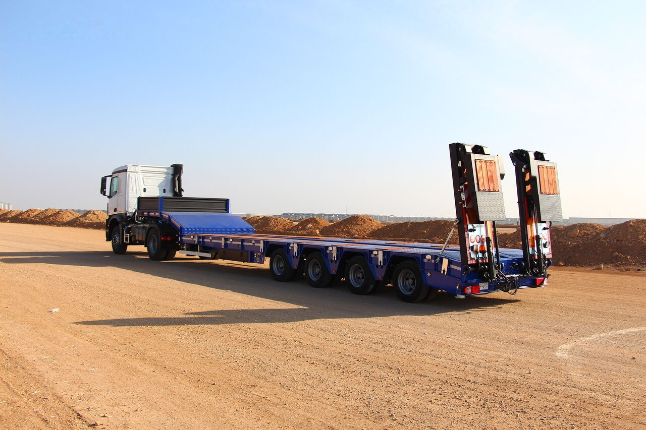GVN Trailer 4 AXLE LOWBED - Low loader semi-trailer: picture 3