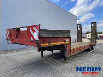 Low loader semi-trailer Gheysen en Verpoort S3118A - Steel suspension: picture 1
