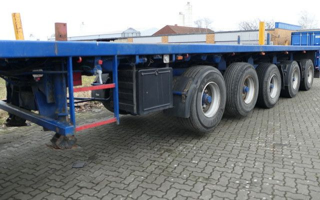 Goldhofer SPZ-DL5-55/80, 5-Achser, Gelenkt, Liftachse  - Low loader semi-trailer: picture 2