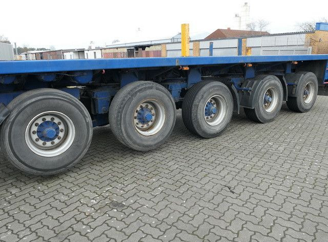 Goldhofer SPZ-DL5-55/80, 5-Achser, Gelenkt, Liftachse  - Low loader semi-trailer: picture 4