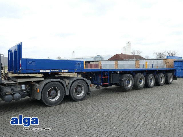 Goldhofer SPZ-DL5-55/80, 5-Achser, Gelenkt, Liftachse  - Low loader semi-trailer: picture 1