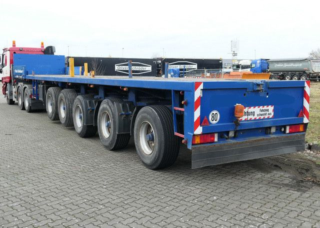 Goldhofer SPZ-DL5-55/80, 5-Achser, Gelenkt, Liftachse  - Low loader semi-trailer: picture 5
