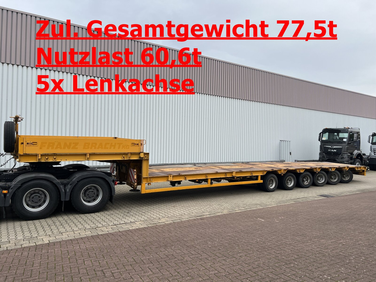 Goldhofer STZ-L6-62/80 STZ-L6-62/80, 5x Lenkachse - Low loader semi-trailer: picture 1