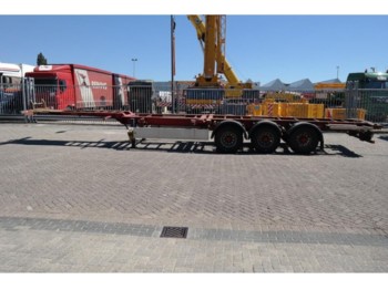 Container transporter/ Swap body semi-trailer Groenewegen 3 AXLE CONTAINER TRAILER: picture 1