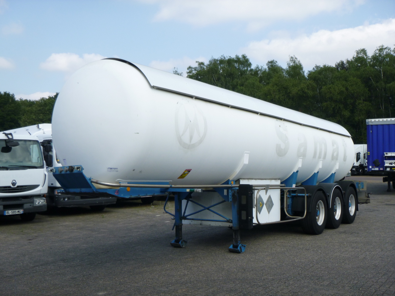 Guhur Low-pressure gas tank steel 31.5 m3 / 10 bar (methyl chloride) - Tank semi-trailer: picture 1