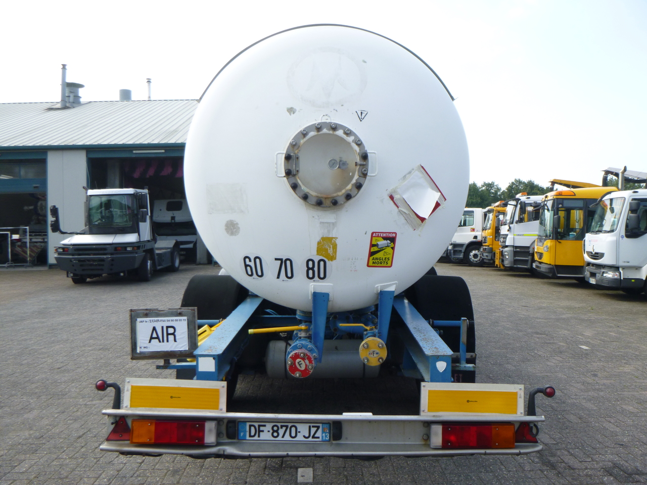 Guhur Low-pressure gas tank steel 31.5 m3 / 10 bar (methyl chloride) - Tank semi-trailer: picture 5