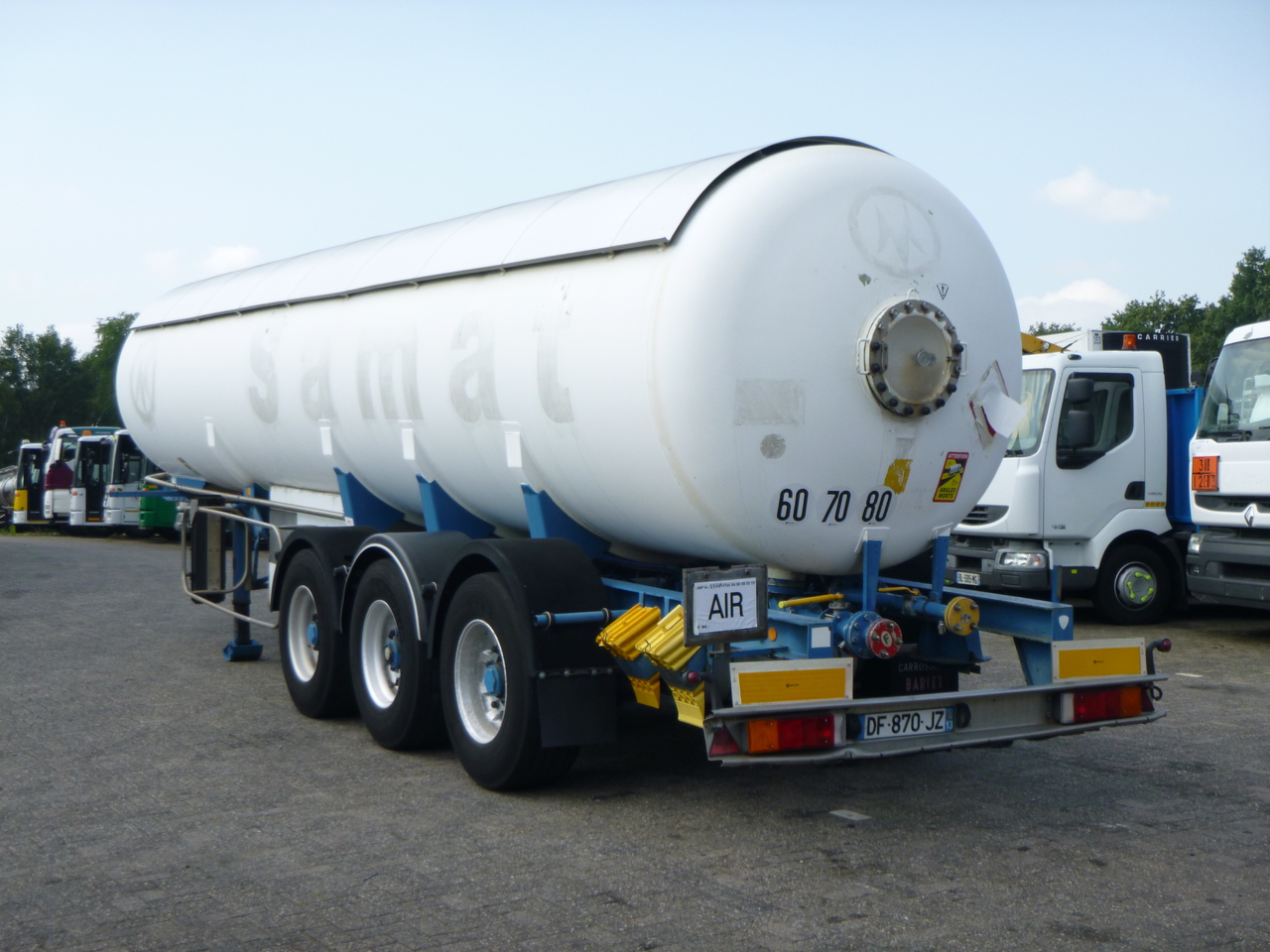 Guhur Low-pressure gas tank steel 31.5 m3 / 10 bar (methyl chloride) - Tank semi-trailer: picture 4