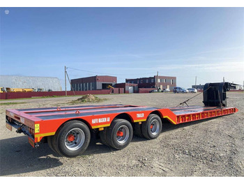 Hako Gooseneck lowbed , axle lift  - Low loader semi-trailer: picture 1