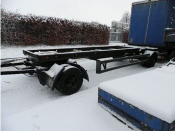 Container transporter/ Swap body semi-trailer Huffermann 2-achs Abrollanhänger: picture 1