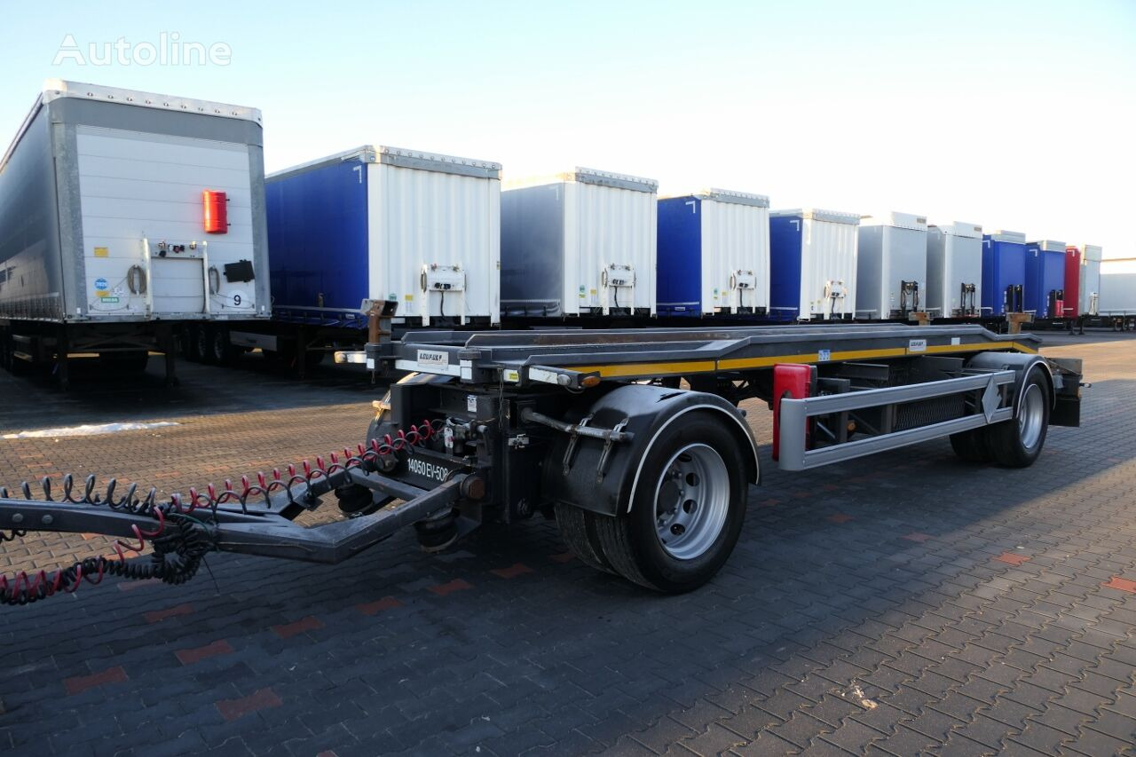 Hüffermann RD 24 / PRZYCZEPA DO HAKOWCA / DO PRZEWOZU KONTENERÓW / 2018R - Container transporter/ Swap body semi-trailer: picture 3