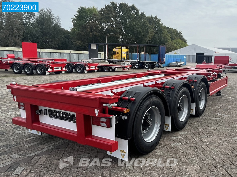 Jumbo 45.11 CCU.16-27 2x 20ft 40ft 45ft liftachse - Container transporter/ Swap body semi-trailer: picture 5