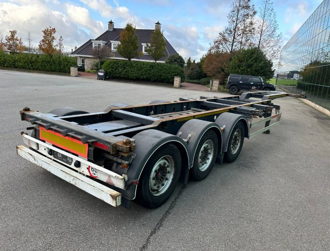 KAESSBOHRER CS MULTI CHASSIS SAF AXLES LIFTAXLE DISC BRAKES BACK SLIDER 3 PIECES  - Container transporter/ Swap body semi-trailer: picture 3