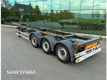 KAESSBOHRER CS MULTI CHASSIS SAF AXLES LIFTAXLE DISC BRAKES BACK SLIDER 3 PIECES  - Container transporter/ Swap body semi-trailer: picture 1