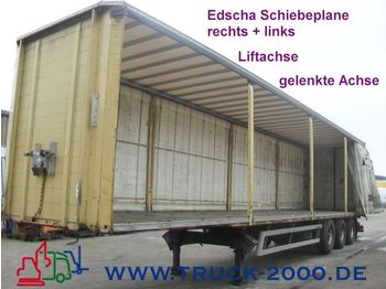 Curtainsider semi-trailer KOTSCHENREUTHER 3 Achs EdschaPlaneL+R Staplerhalterung Lenkachse: picture 1