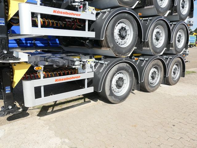 Kässbohrer XS, Multichassis, alle Container, Luft-Lift, BPW  - Container transporter/ Swap body semi-trailer: picture 3