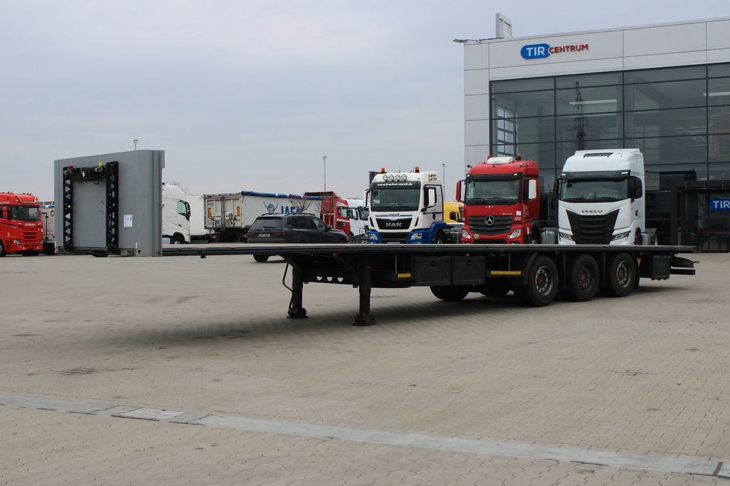 Kögel SF24, LOWDECK,AXLES SAF,LIFTI AXLE,FOR CONTAINER  - Dropside/ Flatbed semi-trailer: picture 1
