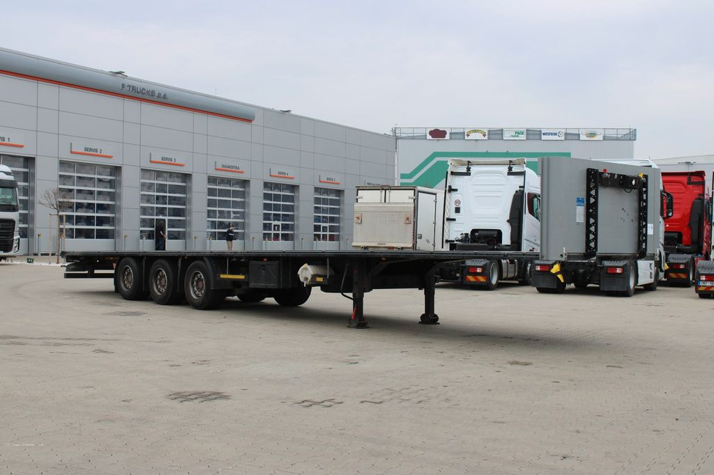 Kögel SF24, LOWDECK,AXLES SAF,LIFTI AXLE,FOR CONTAINER  - Dropside/ Flatbed semi-trailer: picture 2