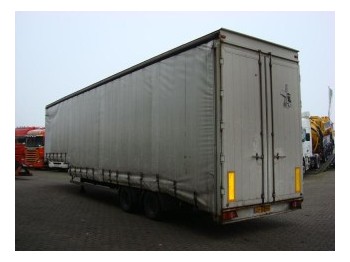 Low loader semi-trailer for transportation of heavy machinery Kotschenreuther SEMI SCHUIFZEIL/SCHUIFDAK 2-AS: picture 1