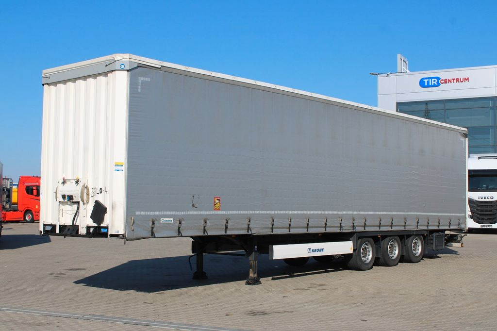 Krone SD 04, LOWDECK, LIFT AXLE, LIFT ROOF  - Curtainsider semi-trailer: picture 1