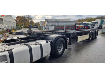 Krone SD Containerchassis 2x 20, 30, 40 ft ausfahrbar, Scheibenbremse, BPW Achsen - Container transporter/ Swap body semi-trailer: picture 1
