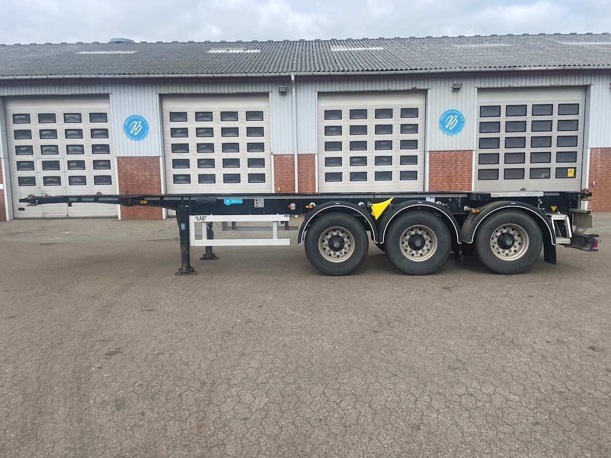 LAG 30+20 fods containerchassis - Container transporter/ Swap body semi-trailer: picture 2