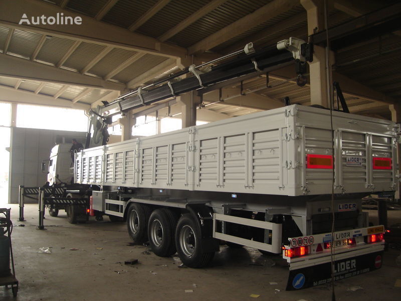 LIDER 2023 Model NEW trailer Manufacturer Company READY - Dropside/ Flatbed semi-trailer: picture 3