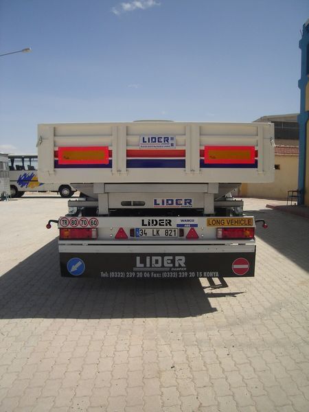 New Dropside/ Flatbed semi-trailer LIDER 2023 Model NEW trailer Manufacturer Company READY: picture 11
