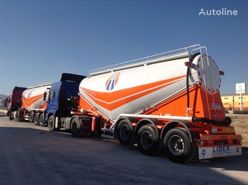 New Tank semi-trailer for transportation of cement LIDER 2024 MODEL NEW CEMENT TANKER: picture 4