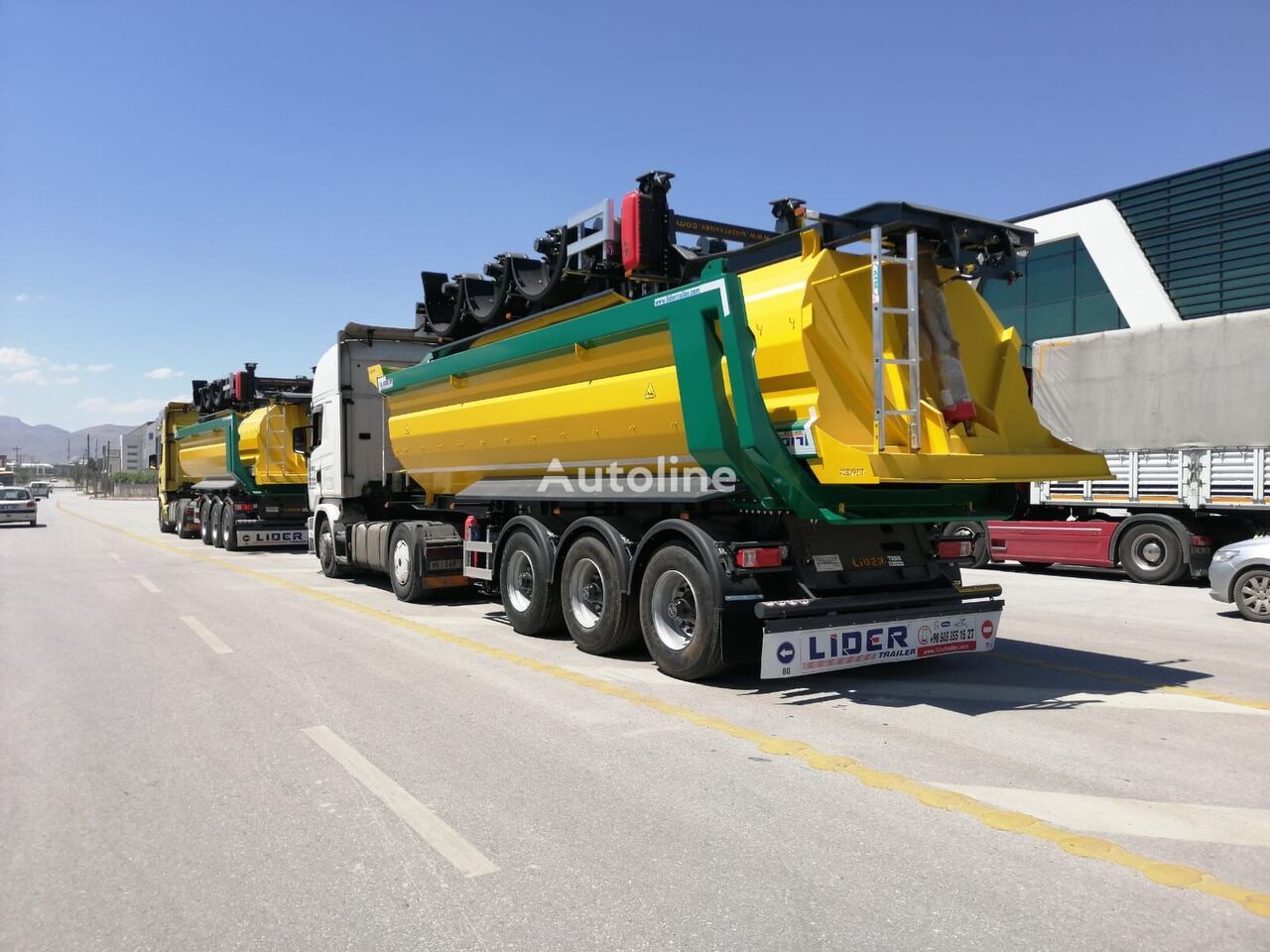 LIDER 2024 NEW DIRECTLY FROM MANUFACTURER STOCKS READY IN STOCKS [ Copy ] [ Copy ] - Tipper semi-trailer: picture 1
