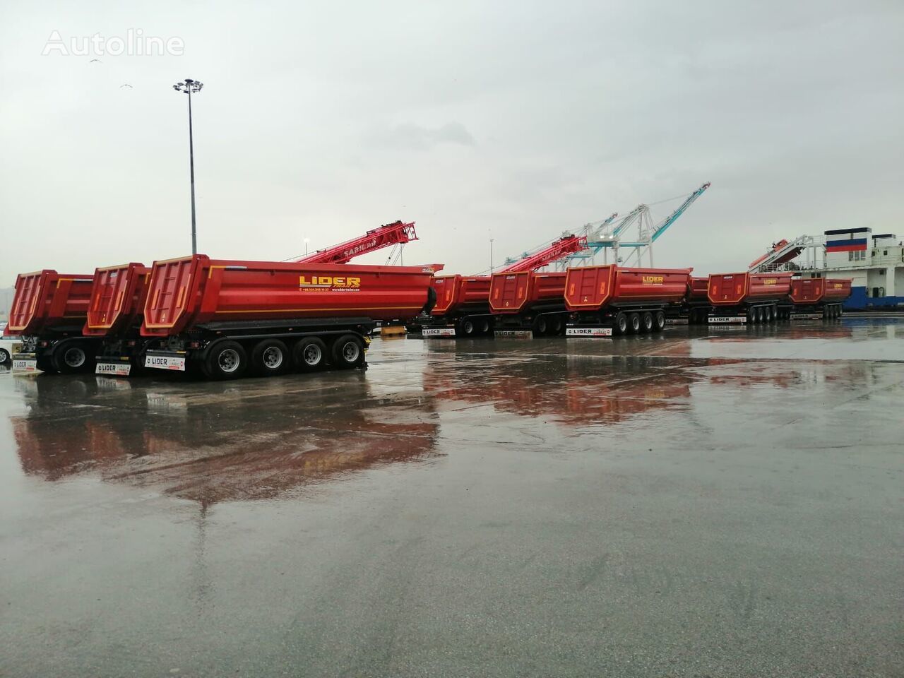 LIDER 2024 NEW DIRECTLY FROM MANUFACTURER STOCKS READY IN STOCKS [ Copy ] [ Copy ] - Tipper semi-trailer: picture 2