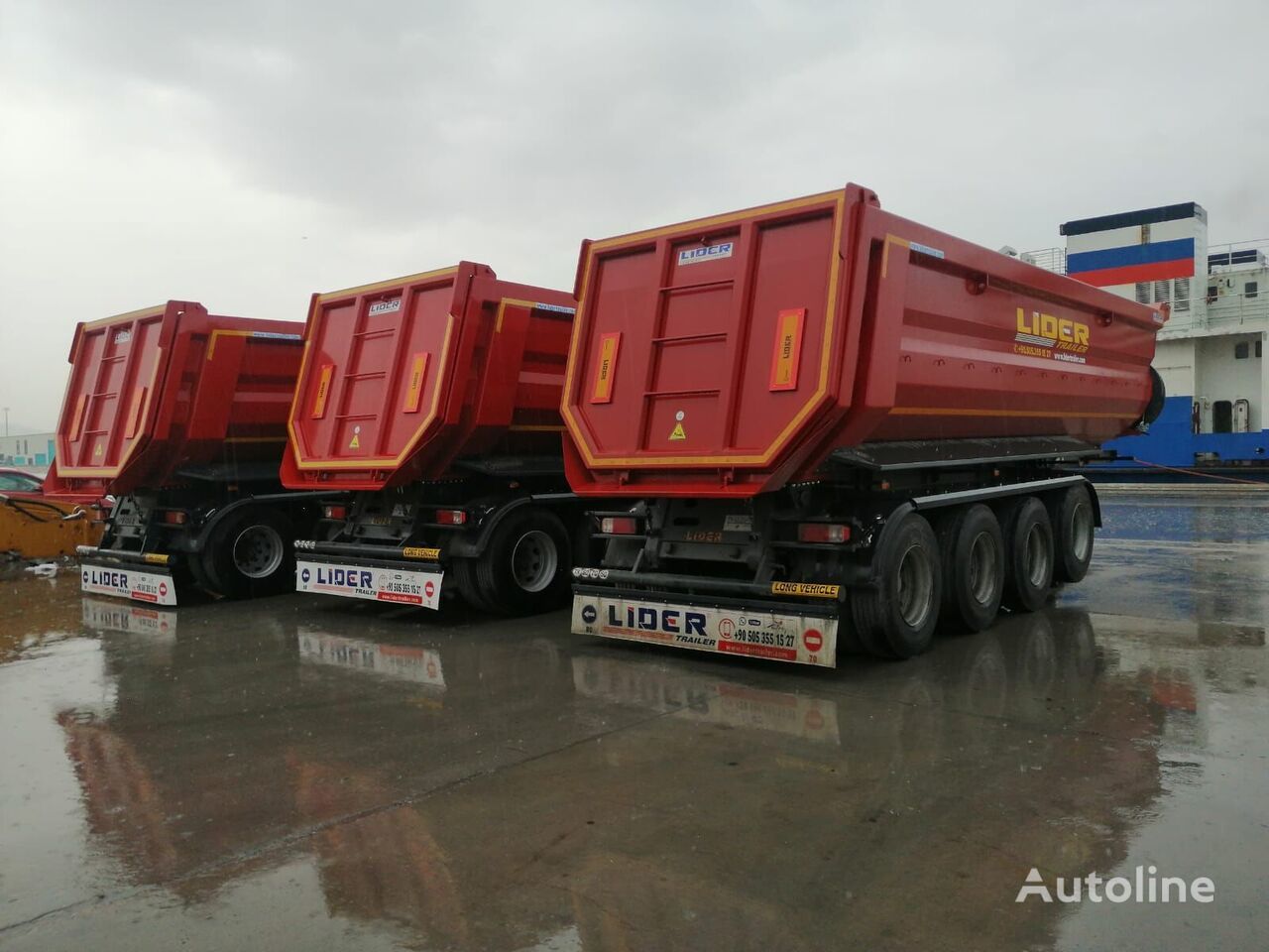 LIDER 2024 NEW DIRECTLY FROM MANUFACTURER STOCKS READY IN STOCKS [ Copy ] [ Copy ] - Tipper semi-trailer: picture 5