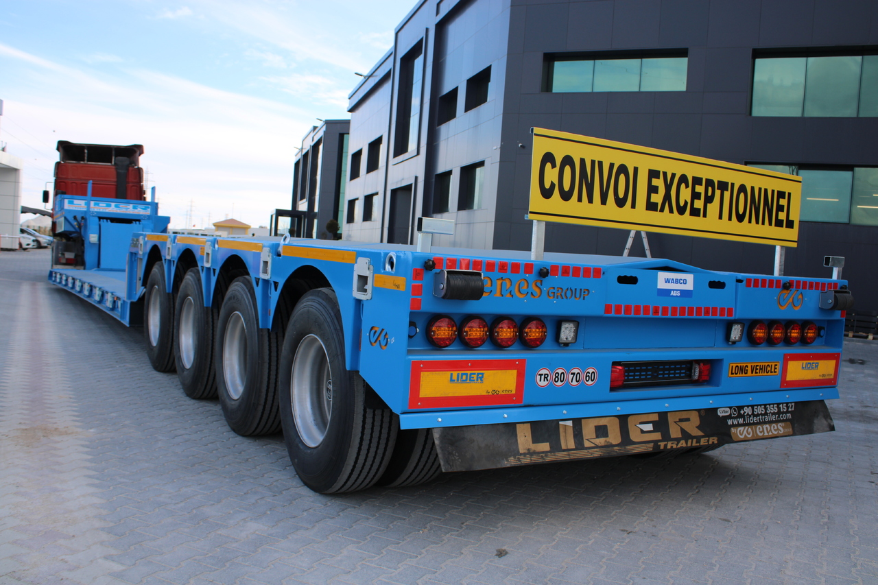 LIDER 2024 READY IN STOCK UNUSED FRONT LOADING - Low loader semi-trailer: picture 1
