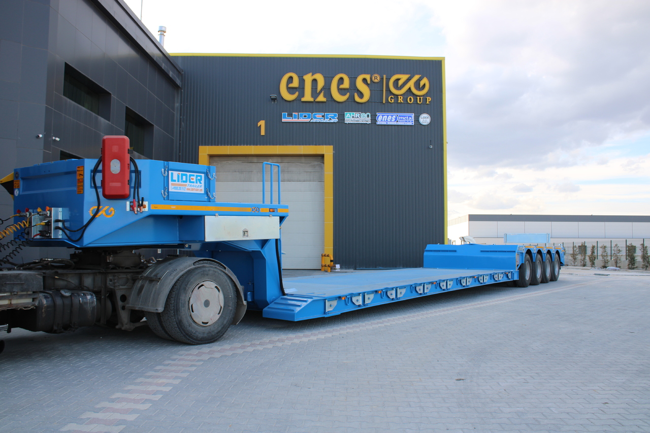 LIDER 2024 READY IN STOCK UNUSED FRONT LOADING - Low loader semi-trailer: picture 2