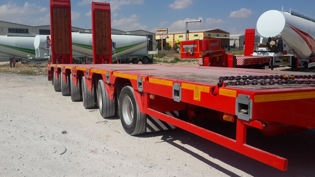 LIDER 2024 YEAR NEW MODELS containeer flatbes semi TRAILER FOR SALE - Low loader semi-trailer: picture 4