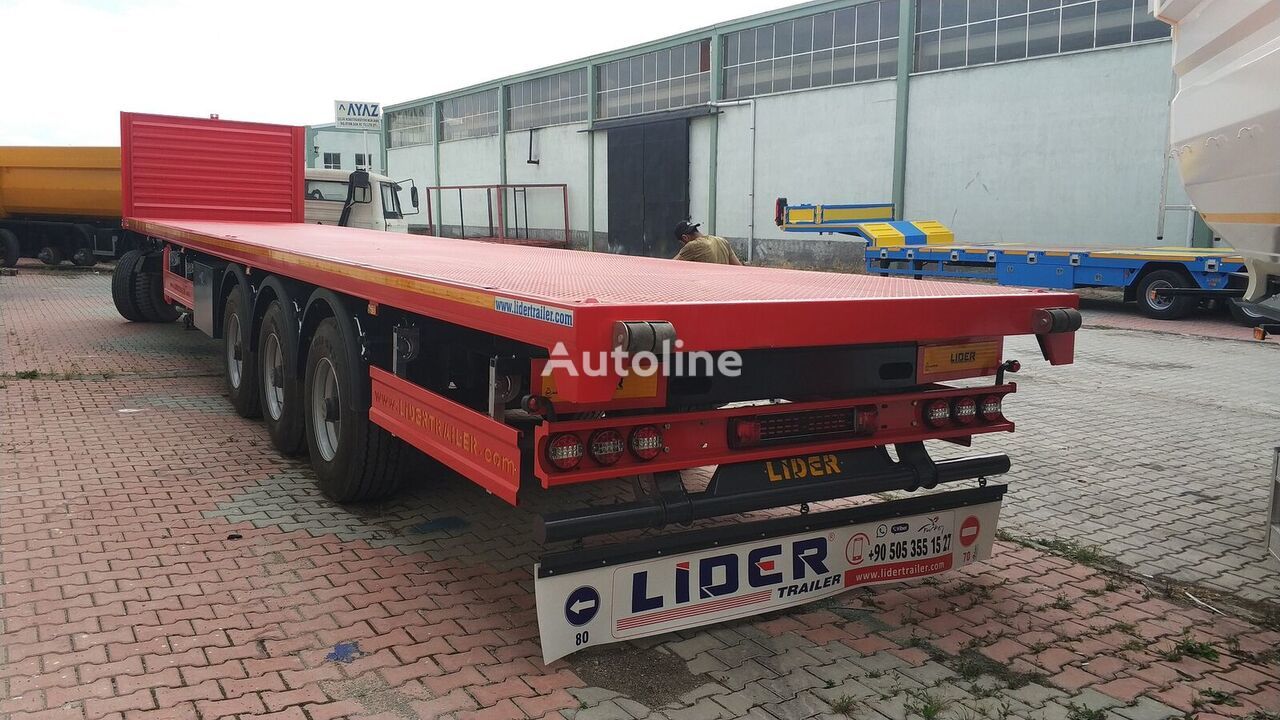 LIDER LIDER 2024 UNUSED NEW  FROM MANUFACTURER - Dropside/ Flatbed semi-trailer: picture 1