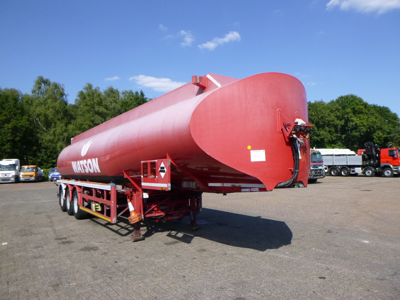 Lakeland Tankers Fuel tank alu 42.8 m3 / 6 comp + pump - Tank semi-trailer: picture 2