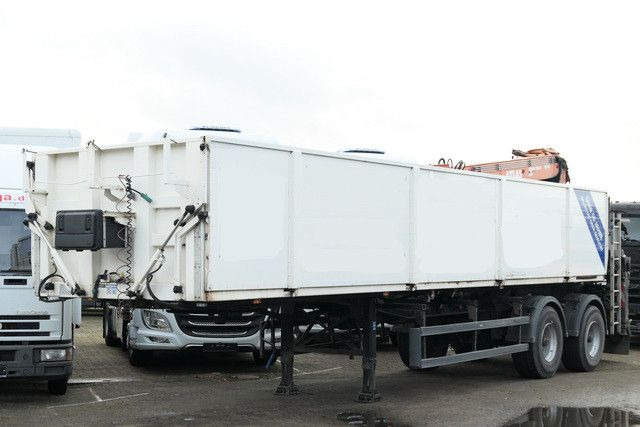 Langendorf SSH 20/25, Kalksandstein, Kran Atlas AK330.2V  - Low loader semi-trailer: picture 2