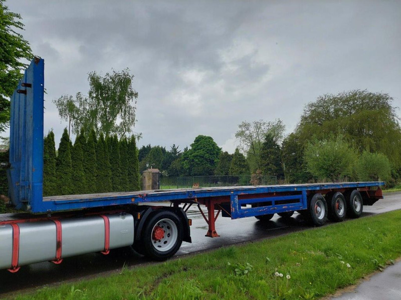 Lecinena 3 Axle Flat Steel - Dropside/ Flatbed semi-trailer: picture 1