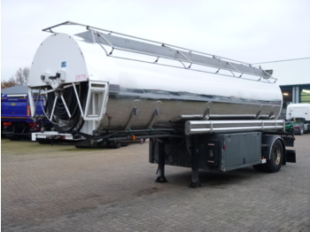 Tank semi-trailer for transportation of fuel Loheac Oil tank alu 21 m3 / 5 comp: picture 1
