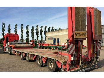 Low loader semi-trailer Faymonville Tieflader mit radmulde