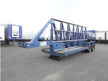 GHEYSEN & VERPOORT special heavy duty Platform, semi low boy, sprin - Low loader semi-trailer
