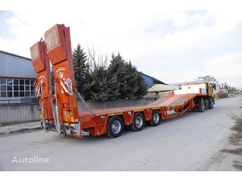 KOMODO 3 axle SELF-STEERING - Low loader semi-trailer