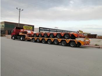 Low loader semi-trailer LIDER 2022 YEAR NEW MODELS containeer flatbes semi TRAILER FOR SALE: picture 1