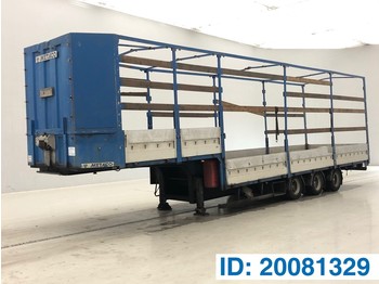 METACO Low bed tautliner trailer - Low loader semi-trailer