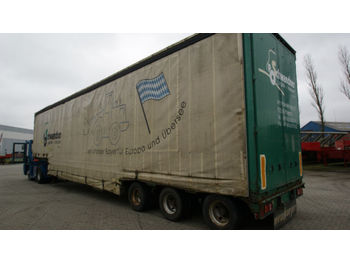 Meusburger Tiefbett mit plane  - Low loader semi-trailer